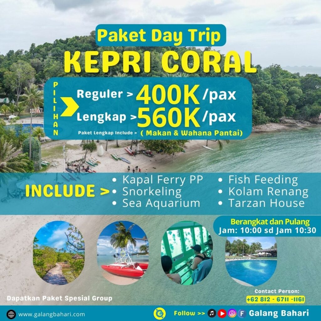 03 Travel Galang Bahari 0812-6711-1161 - Wisata Kepri Coral Paket Day Trip