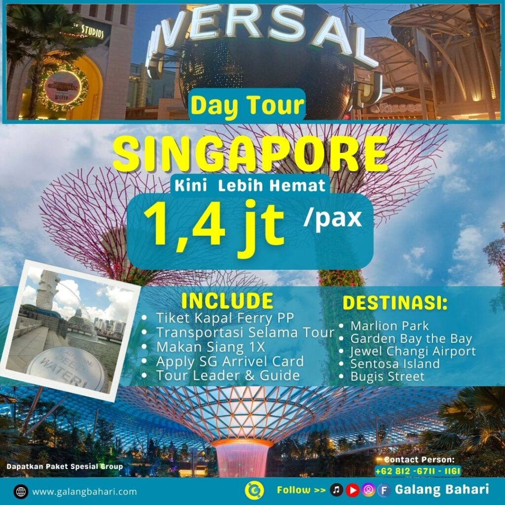 06 Travel Galang Bahari 0812-6711-1161 - Wisata Singapura Paket Day Trip