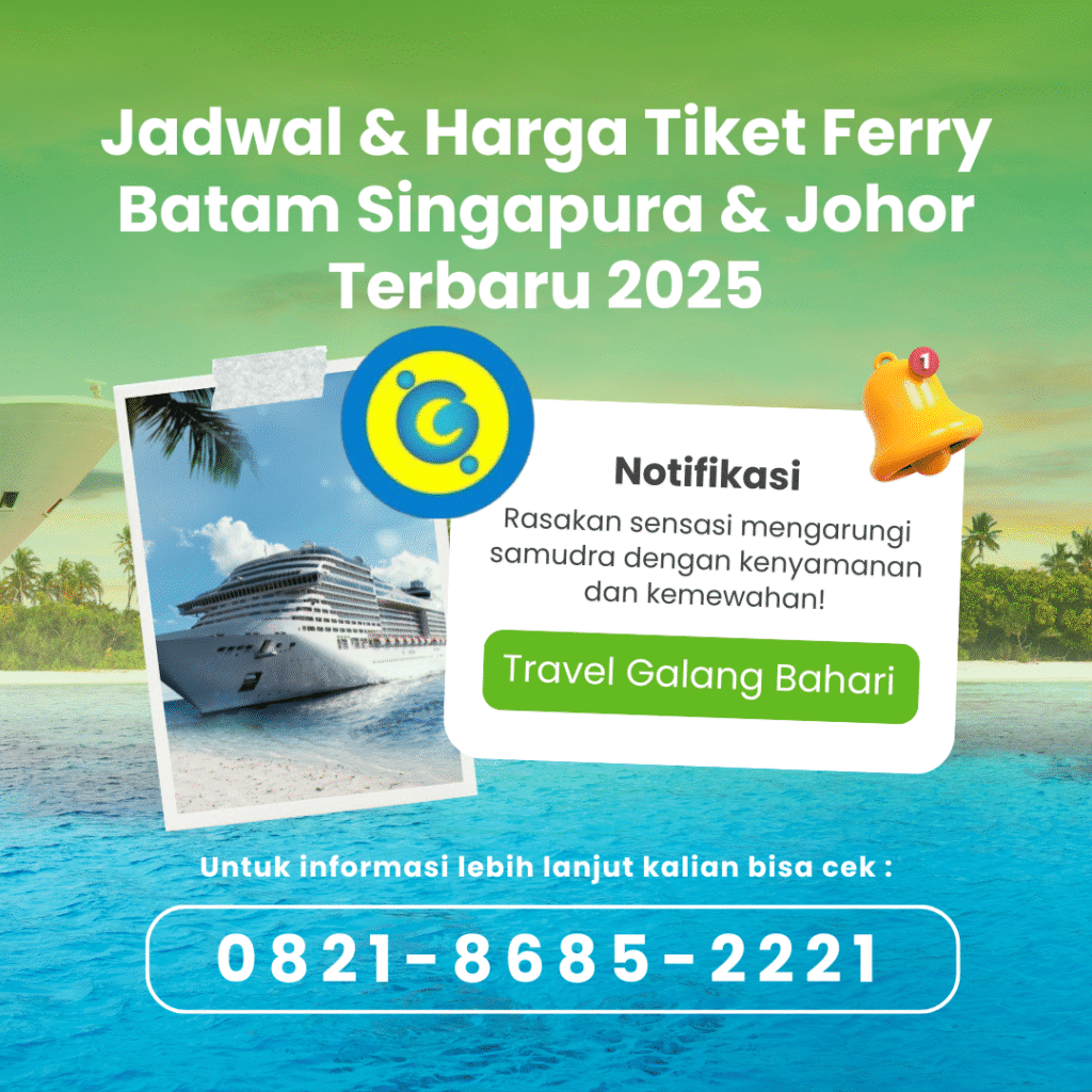 Jadwal & Harga Tiket Ferry Batam – Singapura & Johor Terbaru 2025 (Dolphin, Marine Hawk, Putri Anggreni, Majestic, Batam Fast, Sindo Ferry)