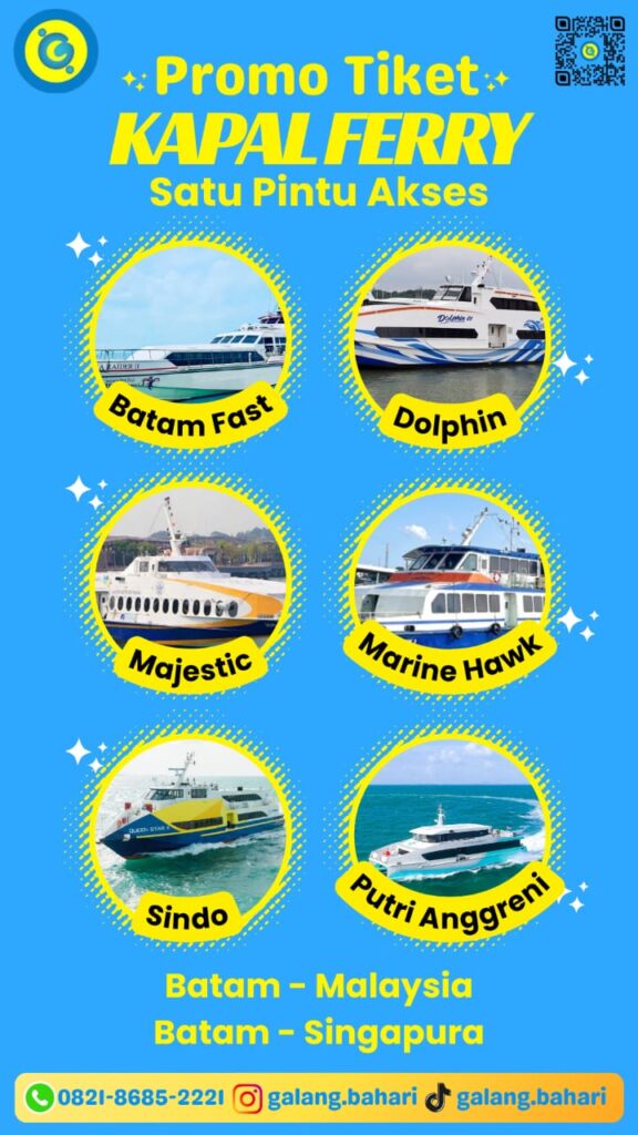 Best Ferry Ticket Promo from Batam to Singapore & Malaysia Fast, Safe & Affordable – Book via 0821-8685-2221