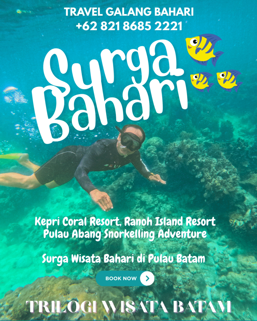 Surga Bahari Batam 2025: Paket Trilogi Wisata Kepri Coral, Ranoh & Pulau Abang Snorkeling Adventure | 0821 8685 2221