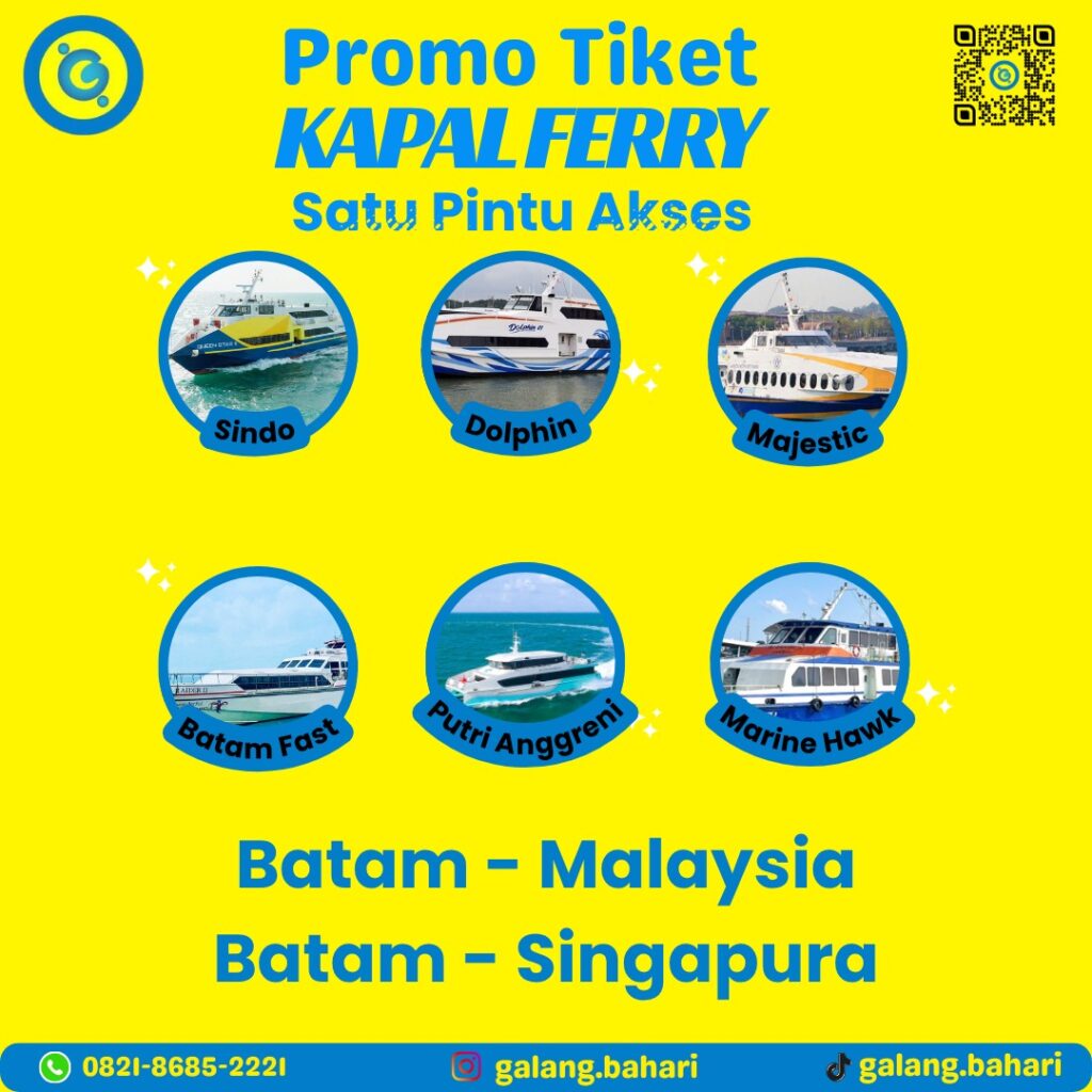 Best Ferry Ticket Deals Batam–Singapore–Malaysia Sindo, Dolphin, Majestic, Marine Hawk & More WhatsApp 0821-8685-2221