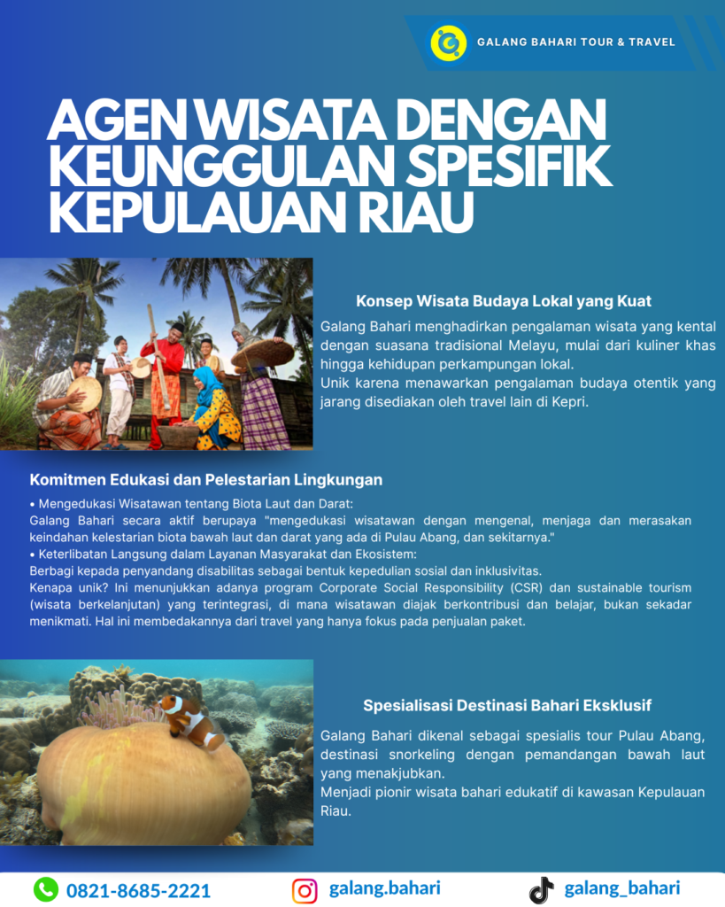 Premium Riau Islands Tour Agency for Culture, Snorkeling, Abang Island Adventures & Eco-CSR Tourism | 0821-8685-2221