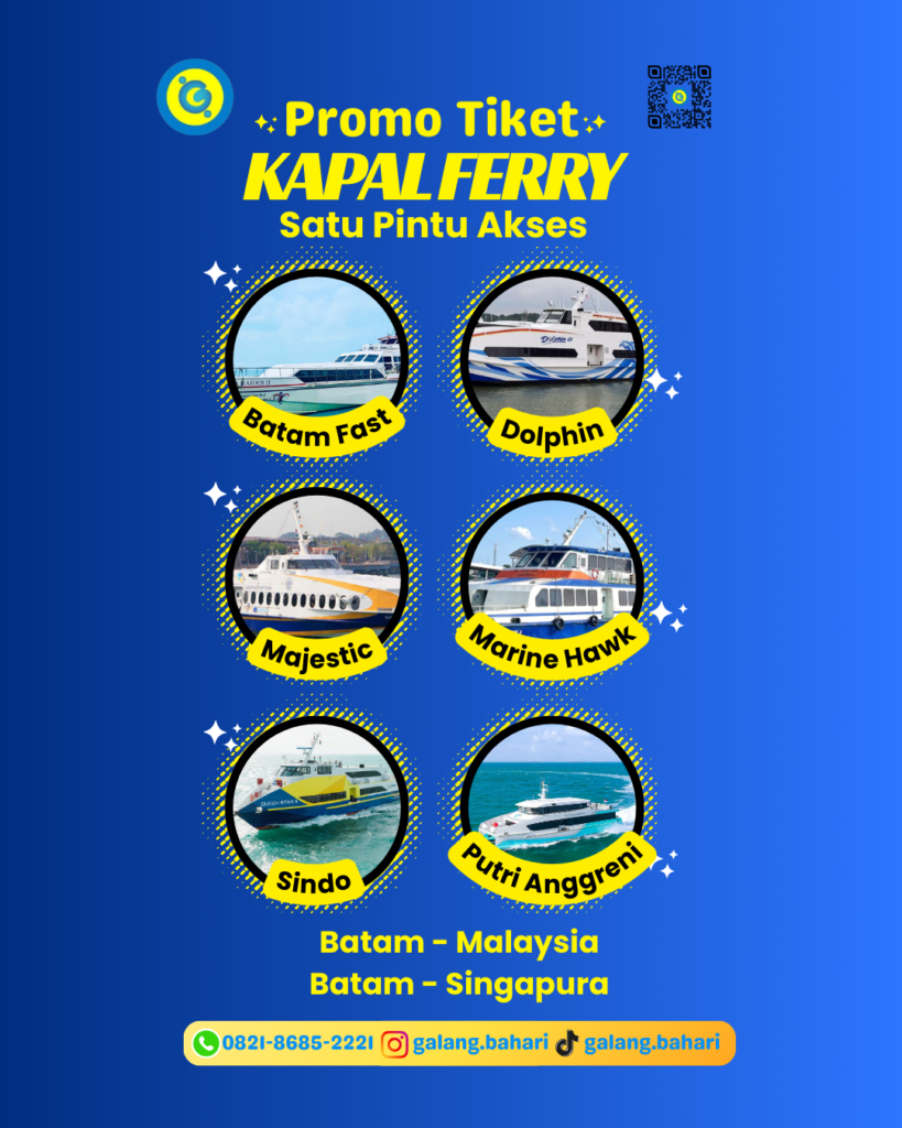 Promo Tiket Kapal Ferry Batam – Malaysia & Singapura 📞 0821-8685-2221