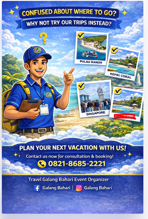 Best Holiday Tour Packages Pulau Ranoh Kepri Coral Singapore – Travel Galang Bahari Event Organizer Trusted Travel Agency – Call 0821-8685-2221